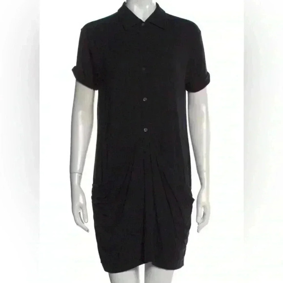 Theory Women’s Black Collar Dress - Picture 1 of 9